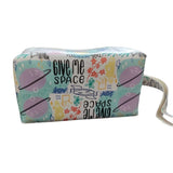 Assorted canvas stationery pouch 'Give Me Space', ideal for kids 3+ years, school organization