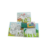 Assorted cardboard unicorn coloring board - fun and educational activity for children aged 3+