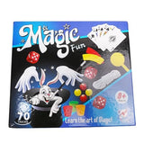Assorted cardboard Art Of Magic Tricks set with 70 tricks for educational fun & skill development (3+ years)