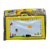 Assorted plastic 2-in-1 slate with snake ladder game for educational play for children aged 3+ years