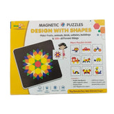 Assorted cardboard magnetic puzzle for kids 3+ years, fostering creativity & group play with colorful designs