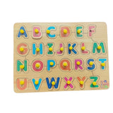 Assorted wooden Alphapet puzzle for children aged 3+ years, enhancing hand-eye coordination and problem-solving skills