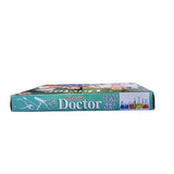 Classic plastic doctor set for 3+ years, assorted colors, role-play learning tools, stethoscope, thermometer, syringe included, safe and durable