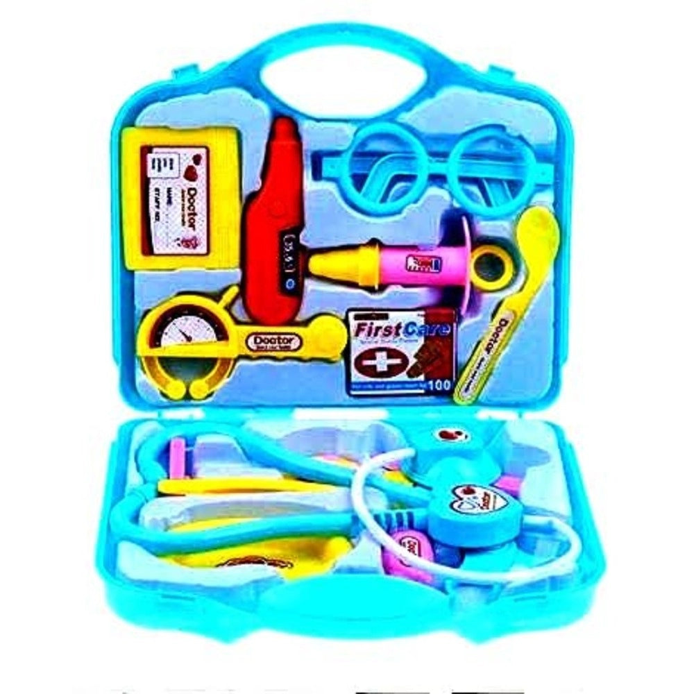 Assorted plastic doctor set develops motor skills & creativity, ideal for 3+ year olds playtime