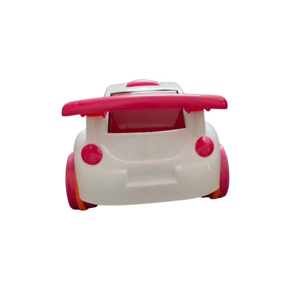 Assorted color plastic pull-back beetle car toy for 1+ years