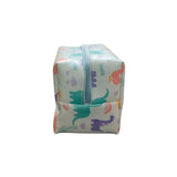 Assorted dinosaur theme canvas stationery pouch for 3+ years kids, ideal for school organization