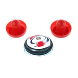 Assorted color plastic ice hockey toy set for kids 5+ years, indoor & outdoor air-powered game