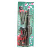 Assorted-color plastic squid gun for kids aged 3+, ideal for ball shooting play