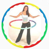 Assorted color, plastic hula hoop for kids & adults - creative fitness toy set