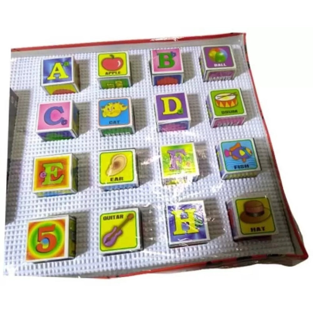 Assorted cardboard sunflower puzzle & blocks for 3+ years, fostering observation, problem-solving, and cognitive development