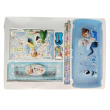 Assorted plastic Frozen Princess stationery kit for 3+ years, ideal for kids' creative play