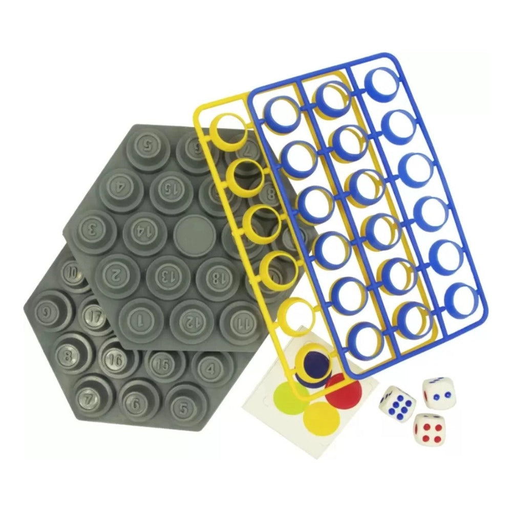 Assorted color plastic & paper rapid calculation toy for ages 8+ enhancing math skills