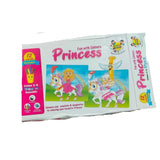 Assorted cardboard Princess coloring board - perfect for educational activities for children aged 3+ years