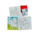 Assorted cardboard princess coloring board - educational toy for 3+ years