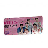 Assorted canvas pencil pouch set - BTS stationery for school-aged children (3+ years)