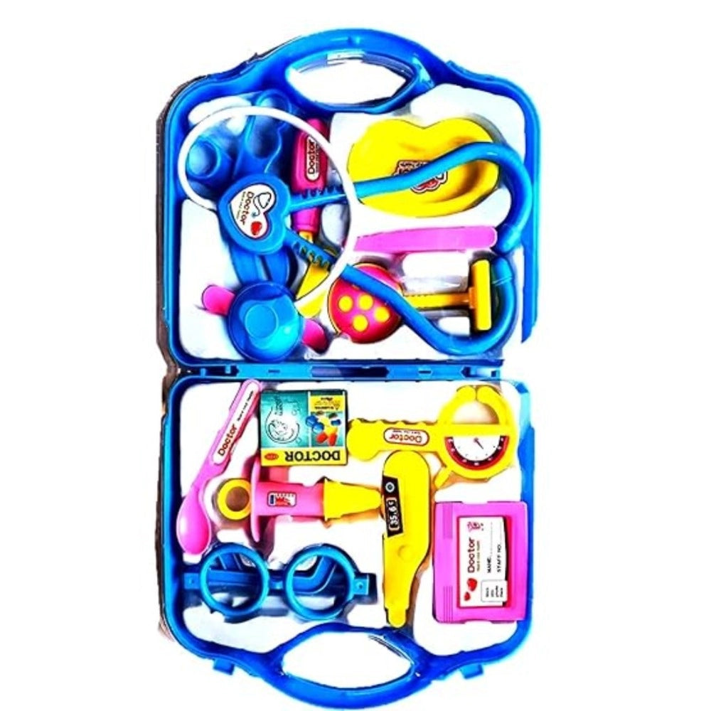 Assorted plastic doctor set for children 3+ years, developing motor skills, imagination, and creative play