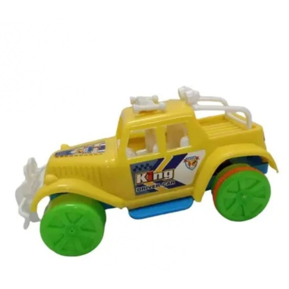 Assorted plastic K-200 car toys for 3+ years, promoting outdoor play and skill development