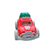Assorted color plastic super jeep toy, ideal for 1+ years, fostering kids' creativity & brain development