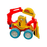 Assorted plastic JCB construction toy for kids' play, fostering creativity & hand-eye coordination