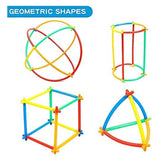Assorted plastic pipe block set for toddlers' engineering and construction play
