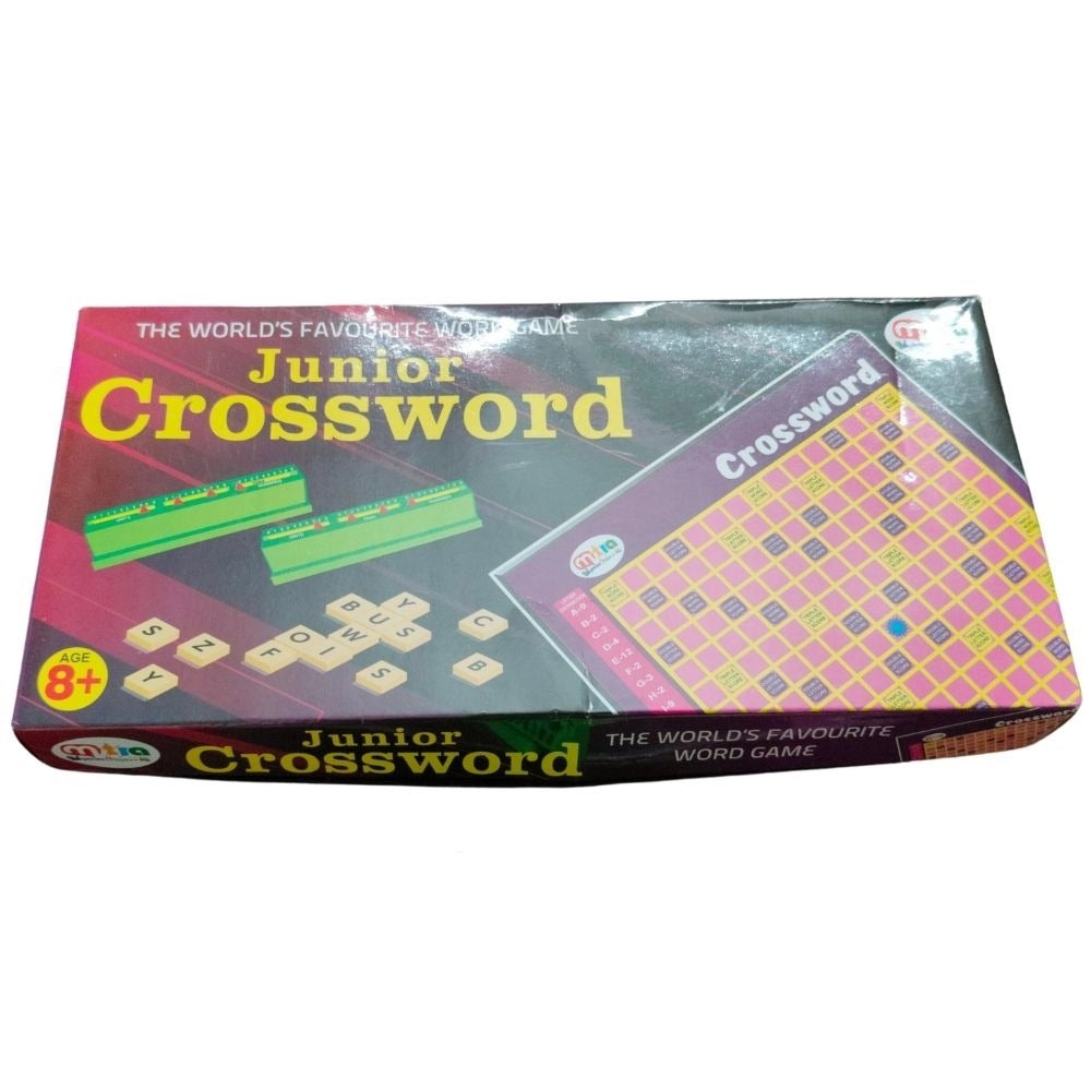 Assorted cardboard Junior Crossword, educational toy for 3+ years, fosters cognitive development