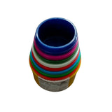 Assorted clay cup stamp toys for creative play (3+ years), stackable and versatile set