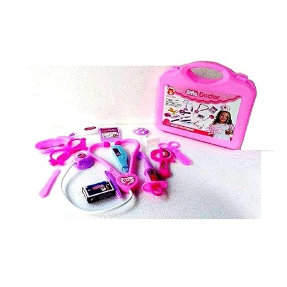 Assorted color plastic doctor set for 3+ years, develops imagination & motor skills