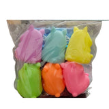 Assorted rubber Baby Bear Chu Chu toys for 6+ months, engaging senses during bath play