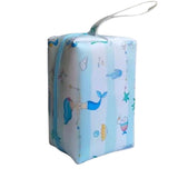 Assorted canvas mermaid theme pouch for travel vanity and makeup storage, perfect for 5+ years