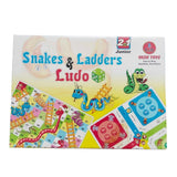 Assorted cardboard Snakes & Ladders educational toy - classic family strategy board game