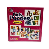Assorted cardboard 4_Pcs Alphapet Puzzle set for educational play, promoting development and engaging young minds (ages 4+)