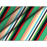 Men's Casual Floral Printed Cotton Blend Unstitched Shirt Fabric 1.6 Mtrs (Green)