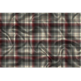 Men's Casual Floral Printed Cotton Blend Unstitched Shirt Fabric 1.6 Mtrs (Brown)