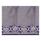 Women's Jacquard Woven Saree With Unstitched Blouse 5.5Mtr (Magenta)