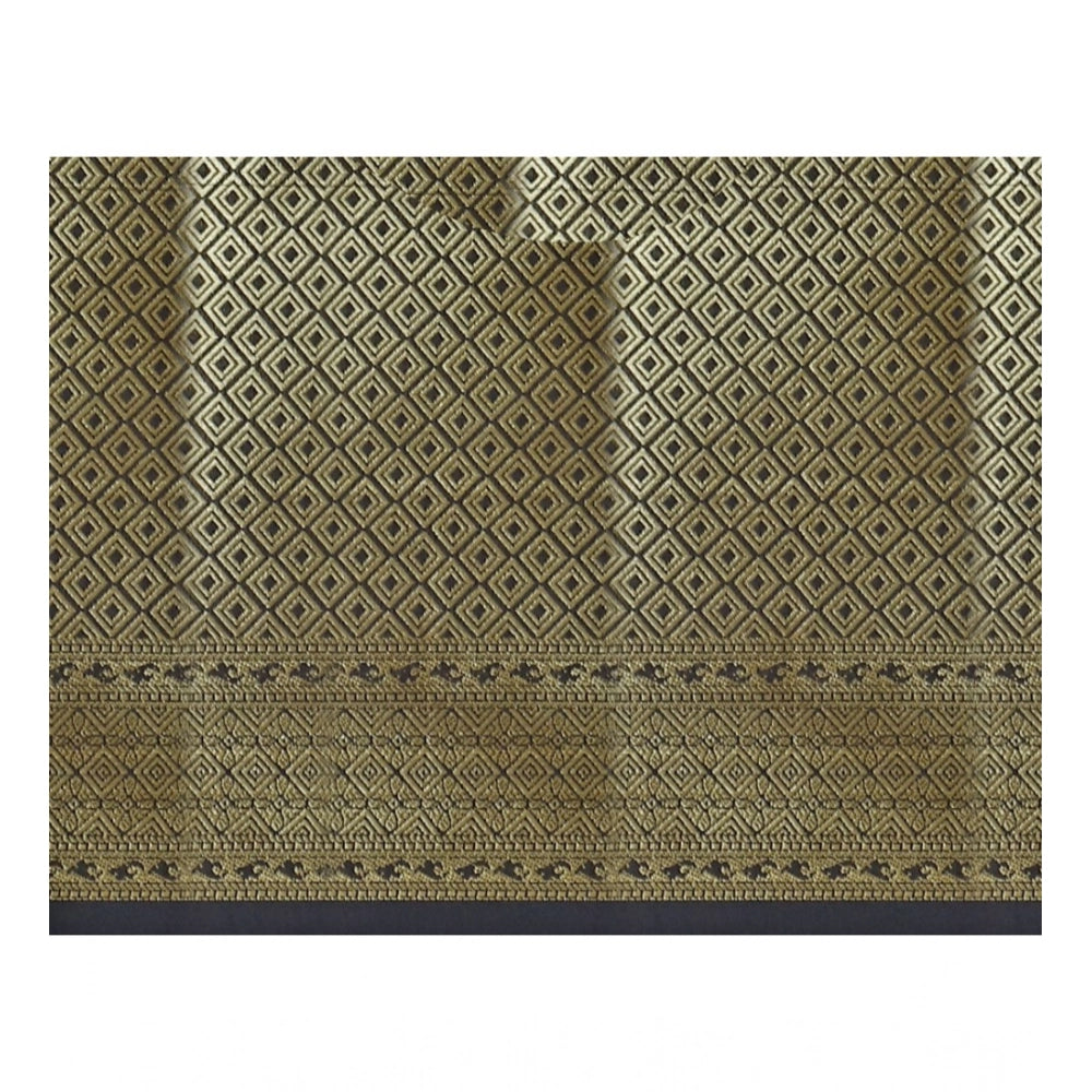 Red jacquard woven saree with unstitched blouse, vibrant traditional Indian attire on mannequin