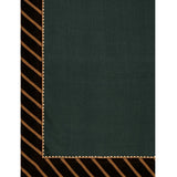 Grey chiffon self-design saree with unstitched blouse, 5.5mtr length for women's traditional wear