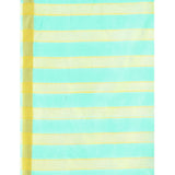 Women's Cotton Silk Striped Saree With Unstitched Blouse 5.5Mtr (Blue)