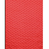 Women's Silk Blend Embellished Saree With Unstitched Blouse 5.5Mtr (Red)