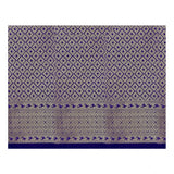 Women's Jacquard Woven Saree With Unstitched Blouse 5.5Mtr (Pink)