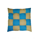 Rama & Beige cotton blended solid chair cushions, size 16x16in for home seating