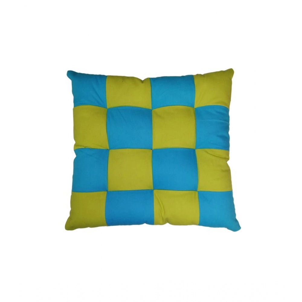 Rama & Green cotton blended solid chair cushions (16x16in) for comfortable seating