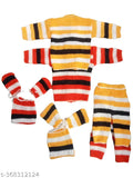 Wool printed net long sleeve suits (Pack of 2), stylish baby Baba dresses for 0-4 months, Indian origin