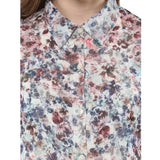 Women's Polyester Chiffon Printed Sleeveless Dress (Multicolor)