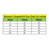 Pink fleece women's long sleeve solid sweatshirt for casual comfort