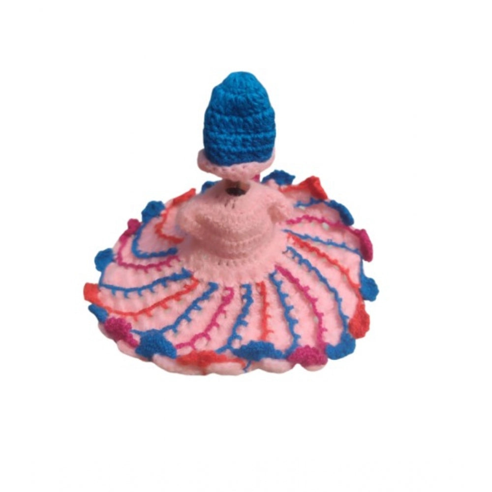 Baby pink Tharad Laddu Gopal Tharad dress, size 0-6 for infants