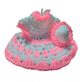 White-Baby Pink Tharad dress for babies, size 0 to 6, traditional Indian clothing