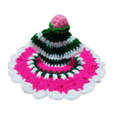 Pink-Green Tharad Laddu Gopal dress size 0-6, traditional Indian clothing for women