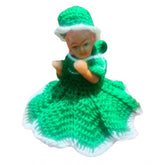 Green Tharad Laddu Gopal Tharad Dress size 0-6, traditional Indian attire on mannequin