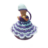 White-Lavender Tharad Laddu Gopal dress size 0-6, traditional Indian attire for women