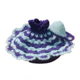 White-Lavender Tharad Laddu Gopal dress, sizes 0-6 for women